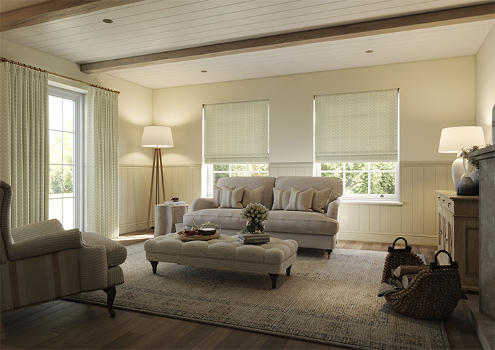 Orla Kiely Linear Stem, Pebble - Roman Blind - Image 6